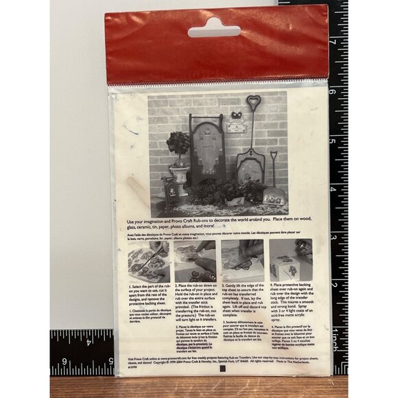 41-7726 SWEET THOUGHTS Provo Craft CANDY Rub-on Transfer Stickers BY C BRADSHAW - Picture 2 of 3